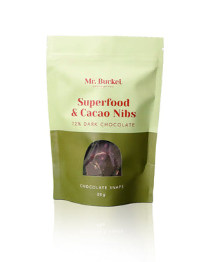 Mr. Bucket Superfood & Cacao Nibs Bites (80g)