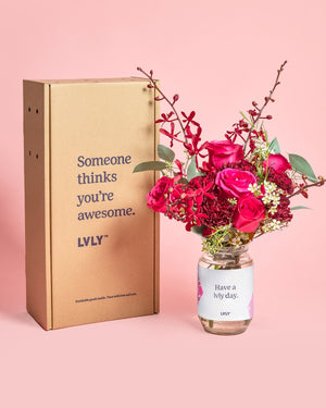 Velvet Crush Flower Jar 1