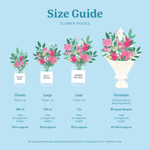 Disbud Bloom Flower Jars