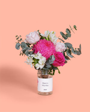 Pink Dreams Flower Jar (MD)