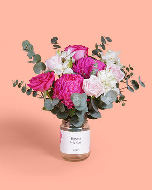 Pink Dreams Flower Jar (MD)