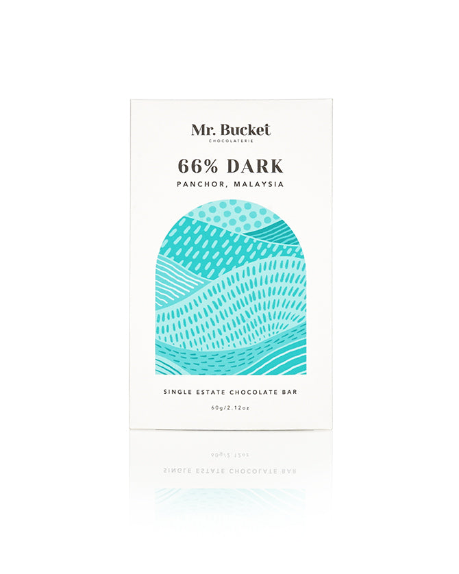 Mr. Bucket - 66% Dark Chocolate Bar (60g)
