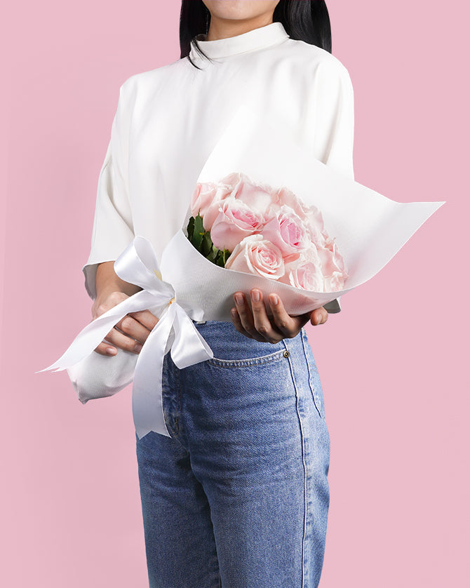 Pink Roses Bouquet 3