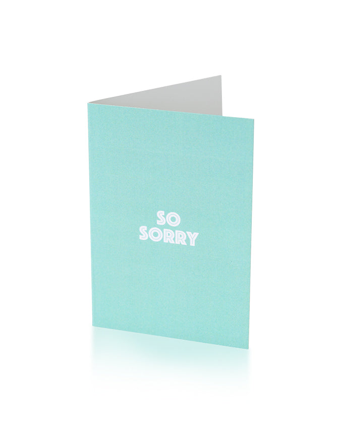 'So Sorry' greeting card 1