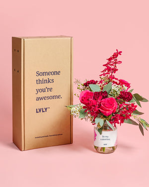 Be My Valentine + Personalized Picture & Cookie