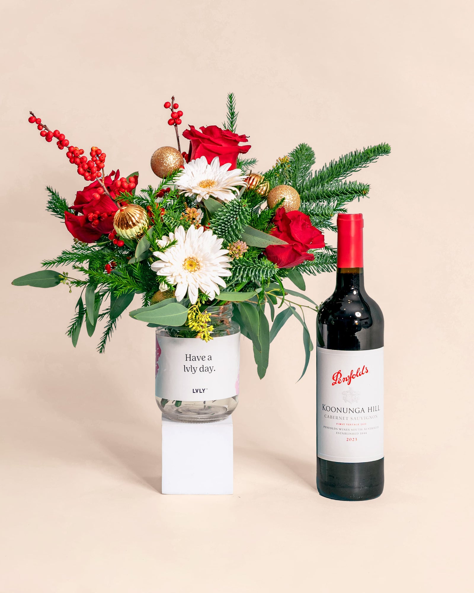 Merry Mistletoe + Wine