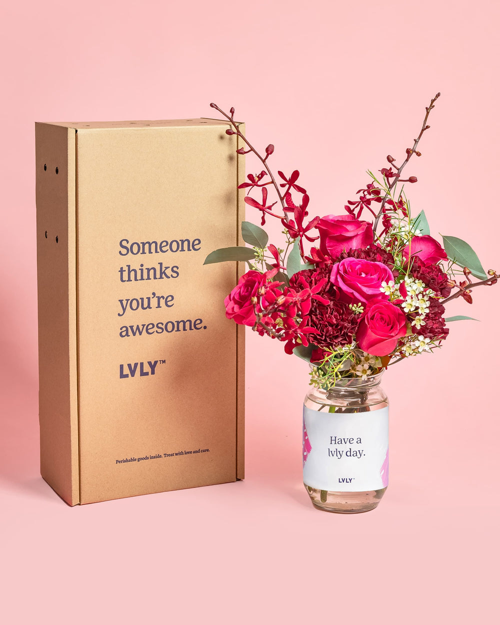 Velvet Crush Flower Jar 1