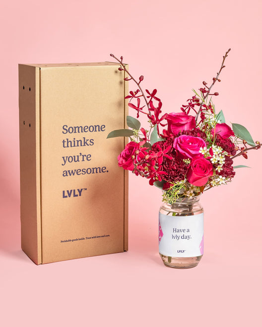 Velvet Crush Flower Jar