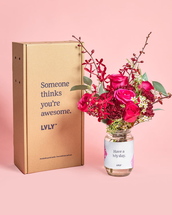 Velvet Crush Flower Jar