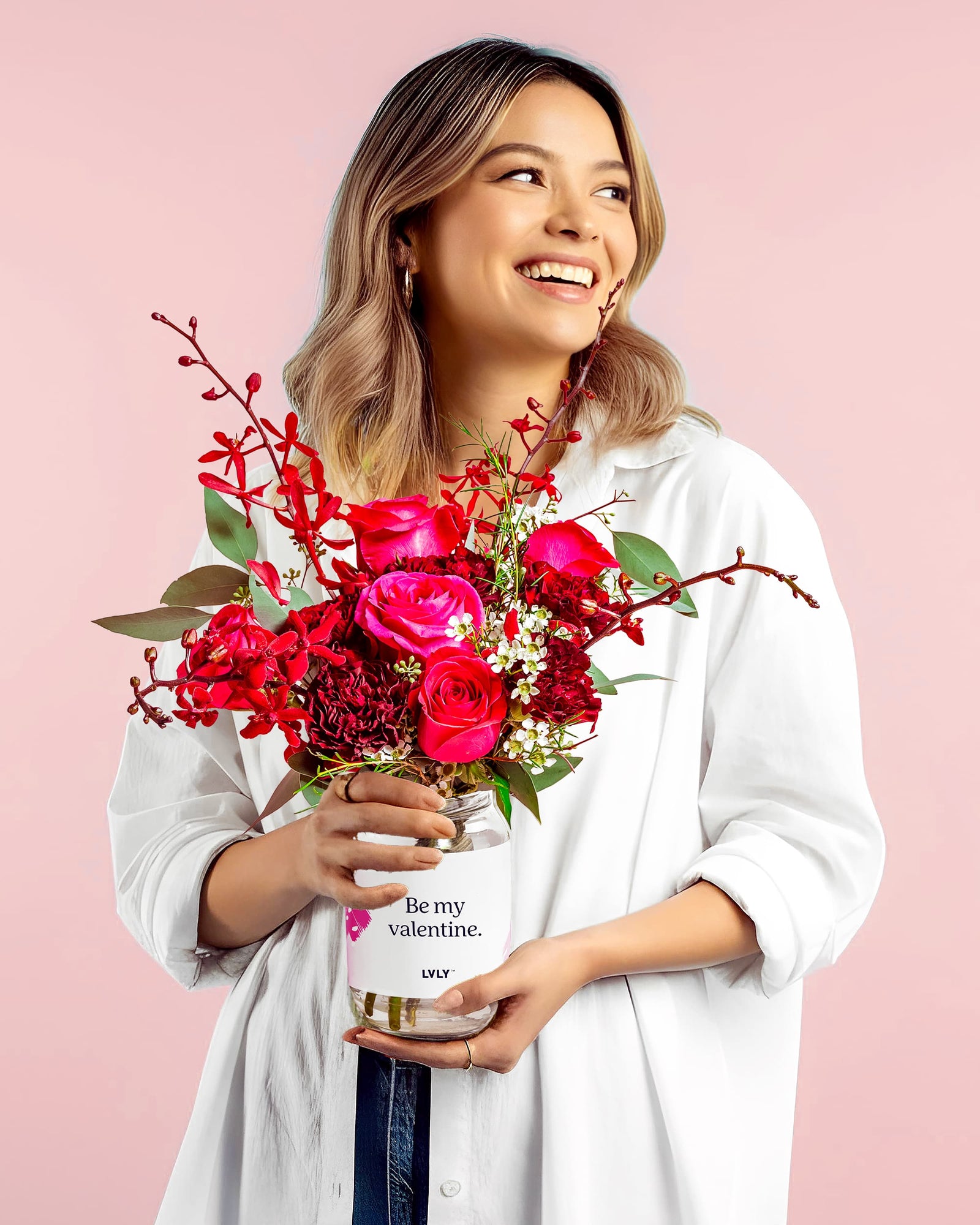 Be My Valentine Flower Jar