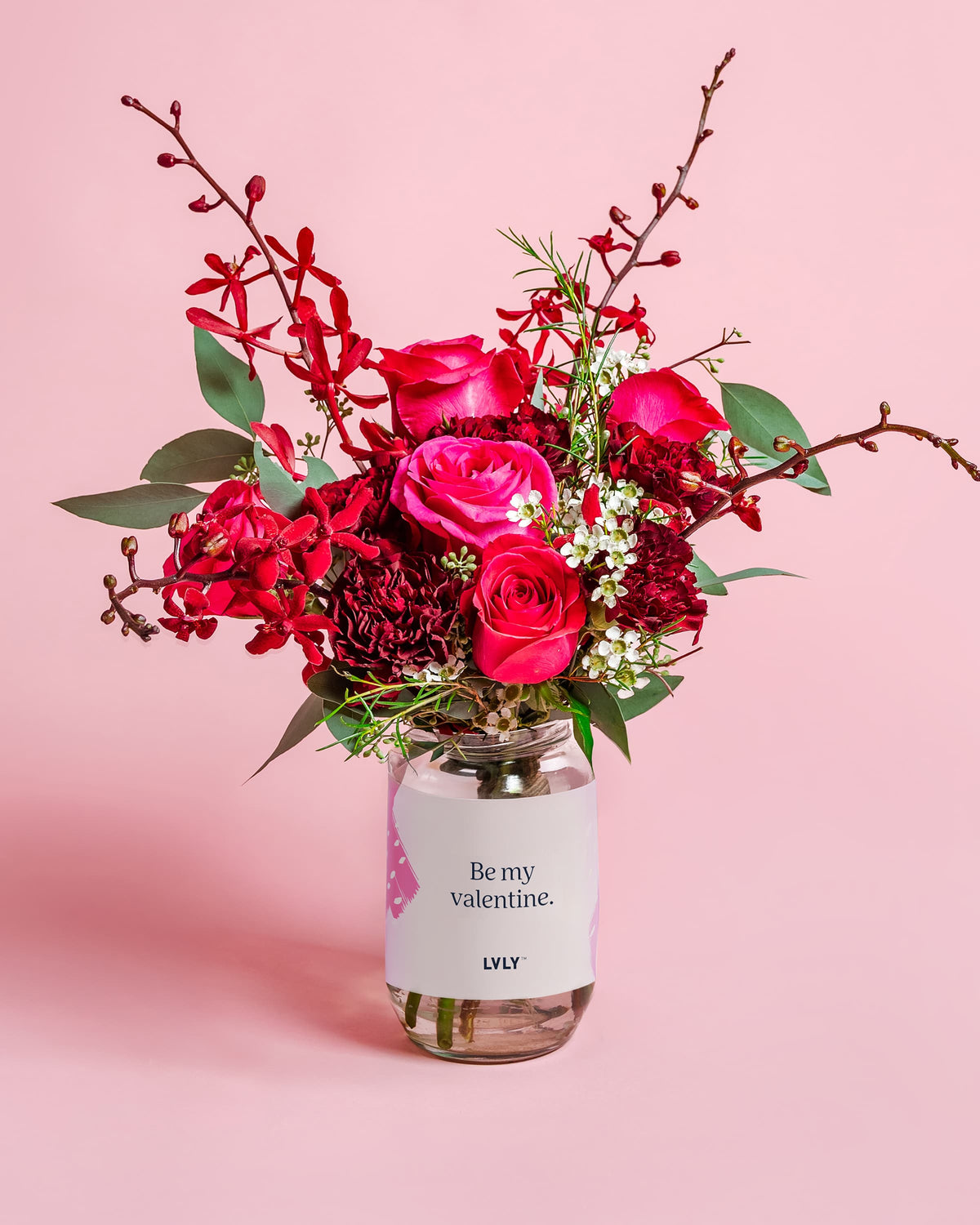 Be My Valentine Flower Jar