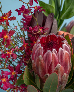 Exotic Posy Flower Jar