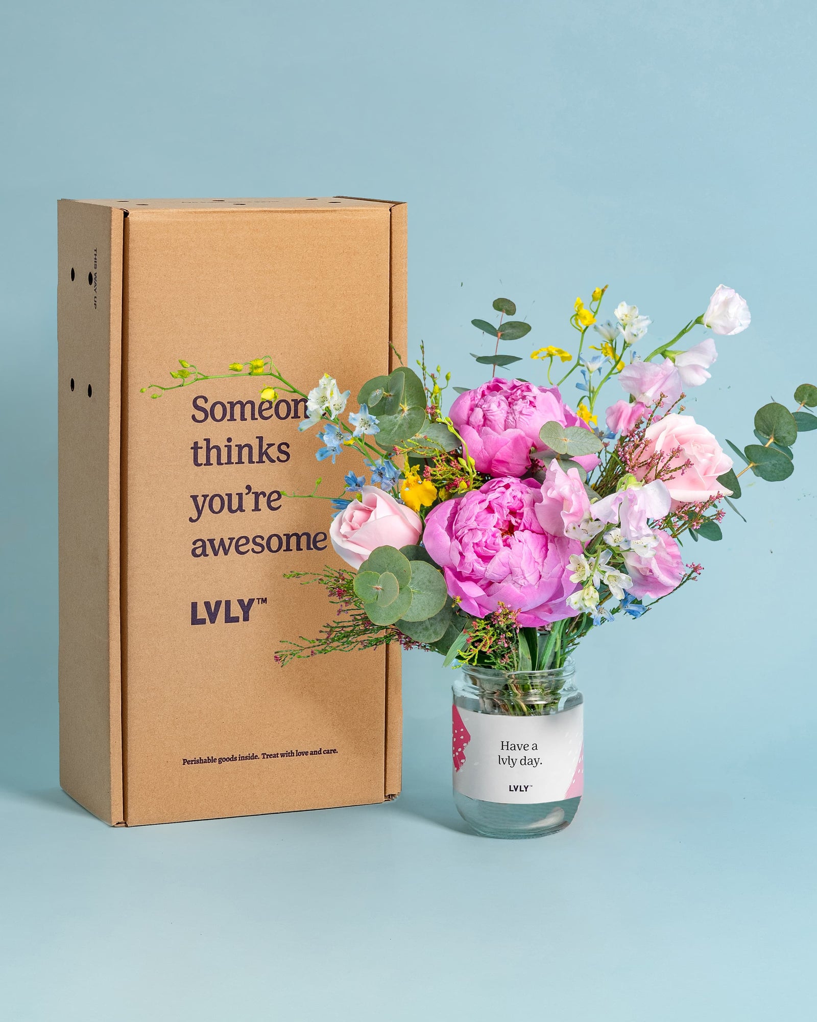 Peony Pop Flower Jar