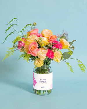 Hello, Beautiful Flower Jar