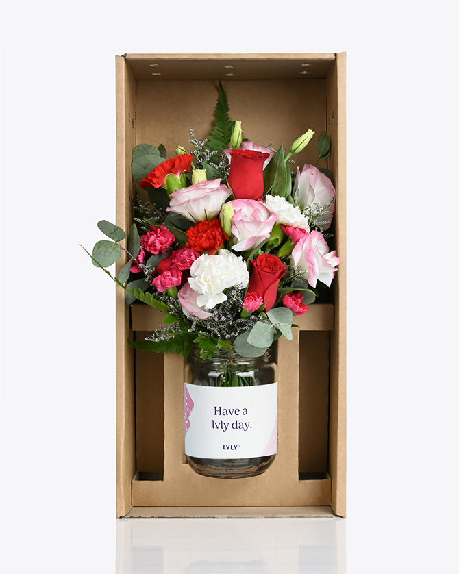 Simply You Flower Jars Same Day Delivery LVLY Singapore