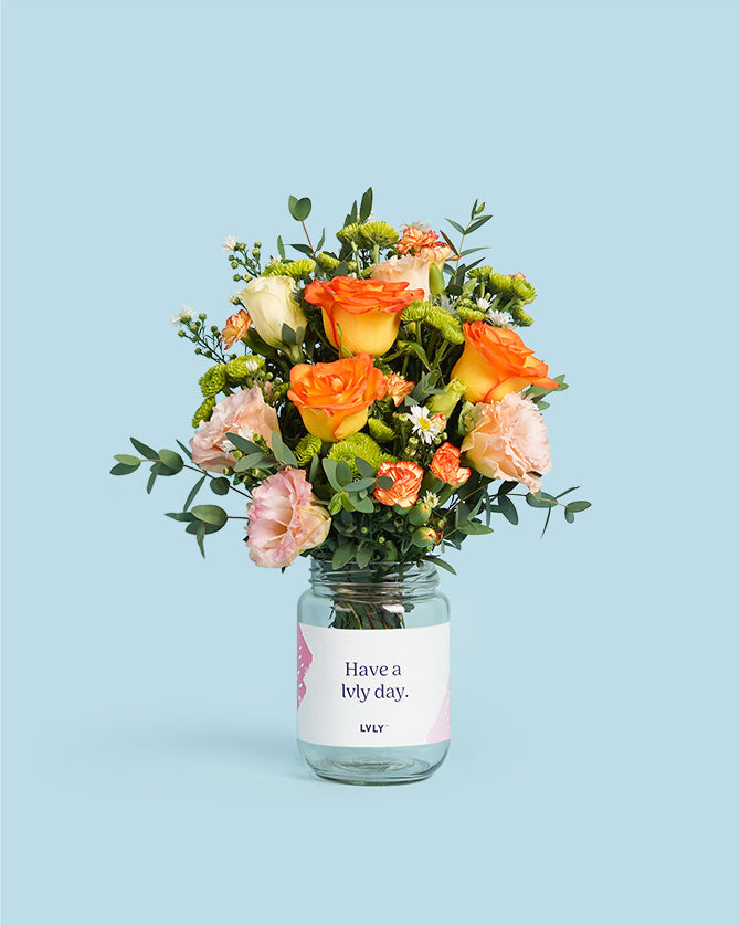 Golden Hour Flower Jars Chinese New Year Flowers LVLY Singapore