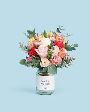 Pretty Pastels Flower Jars