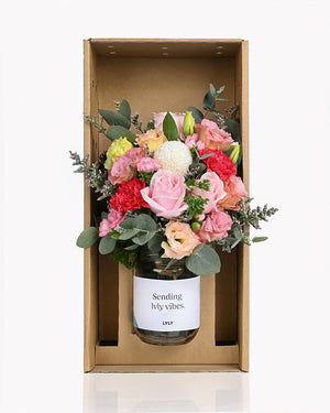 Pretty Pastels Flower Jars