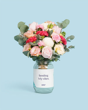 Pretty Pastels Flower Jars