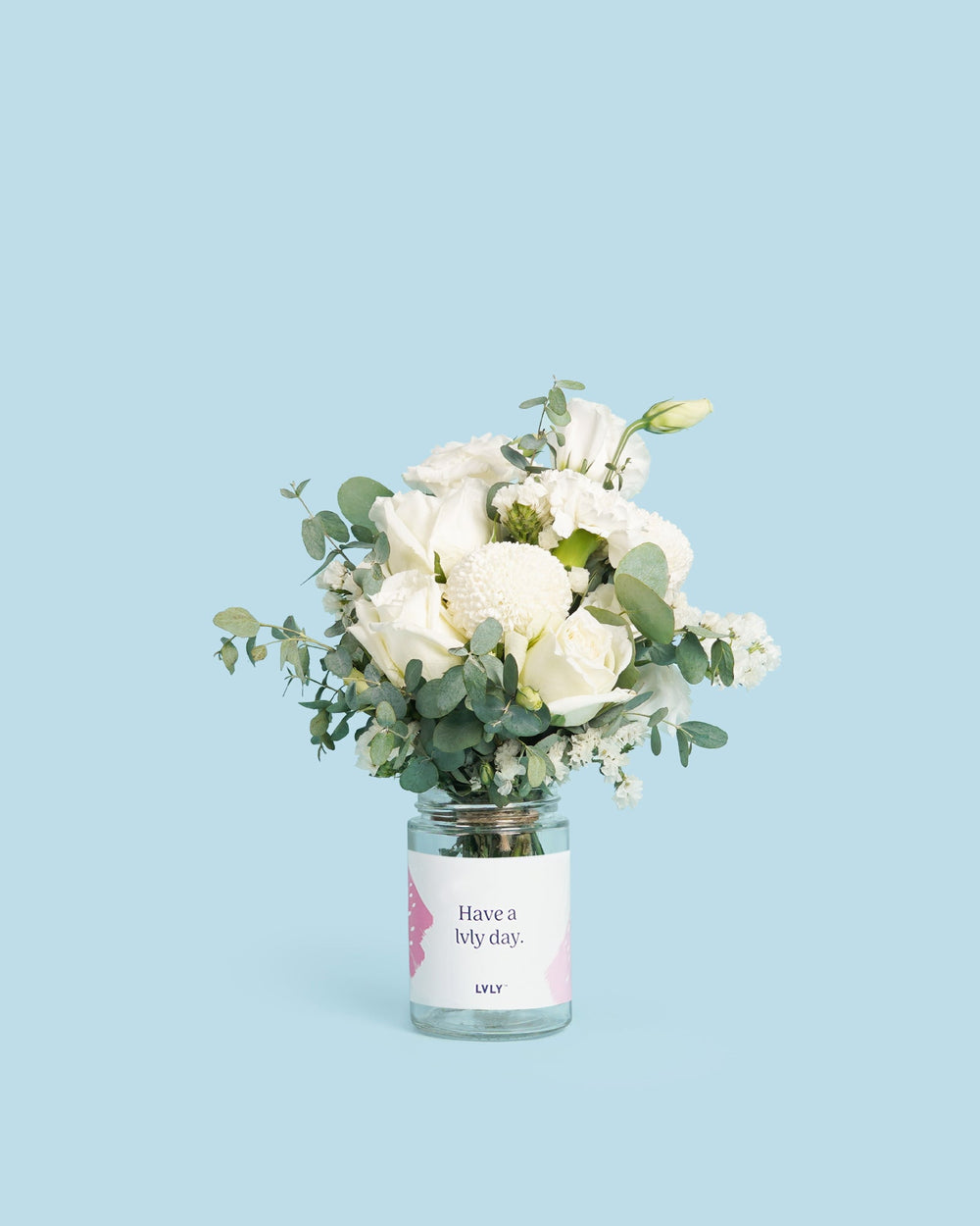 Wonderfully White Flower Jar 2