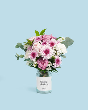 Blushing Beauty Flower Jars